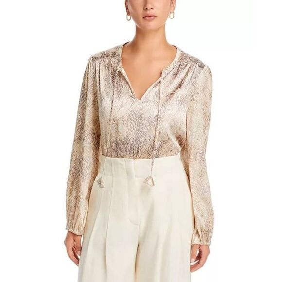 Tommy Bahama Glittering Sea Long Sleeve Top - Picture 1 of 9